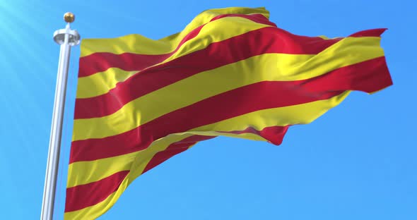 The Pennon of the Conquest, flag raised to James I of Aragon, Spain alt