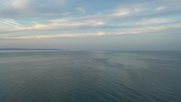 4K Aerial Drone, Picturesque Sky over Black Sea Aerial Footage alt