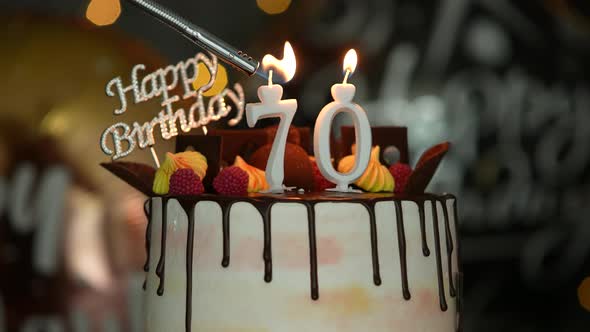 70th Birthday Cake alt