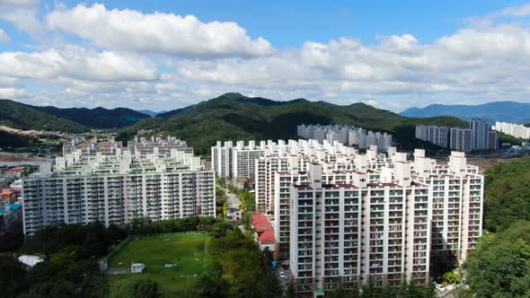 Korea Gumi City Wonho Ri Forest Apartment Complex