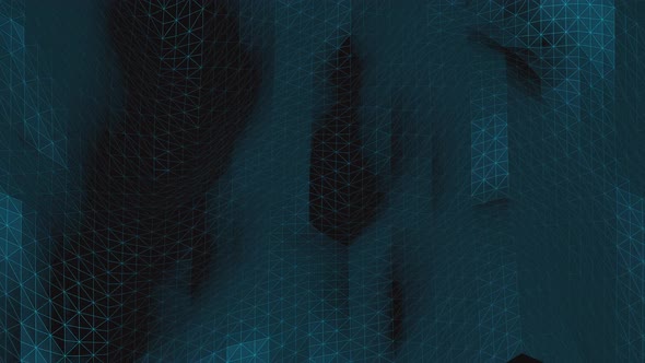 4K lowpoly blue metal sheet alt