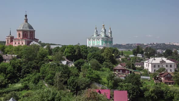 Smolensk, Russia. Cathedral of the Assumption of the Blessed Virgin Mary