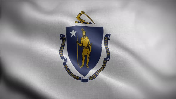 Massachusetts State Flag Front