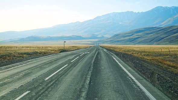 Chuysky Tract is Mountain Road with Beautiful Views in Altai Russia alt