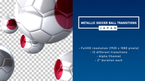 Metallic Soccer Ball Transitions - Japan