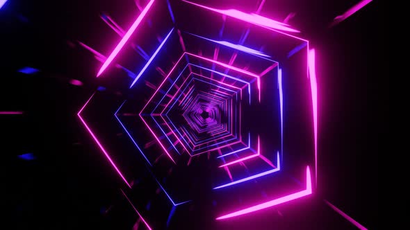 Hi tech Technology neon Portal Sci-fi background vj loop