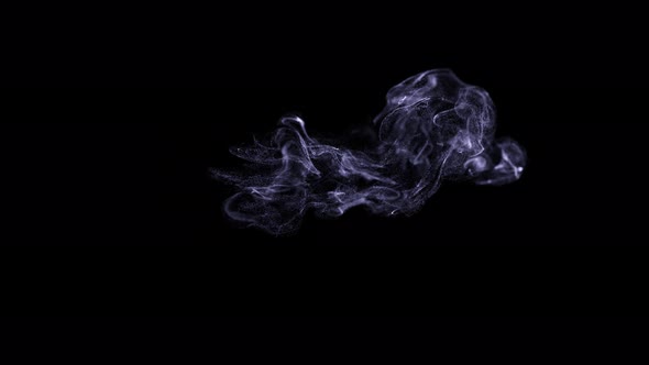 Fluid Smoke Particles Flow Element