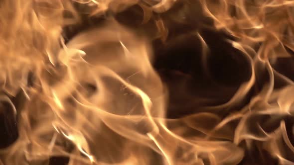 Fire on a Black Background alt