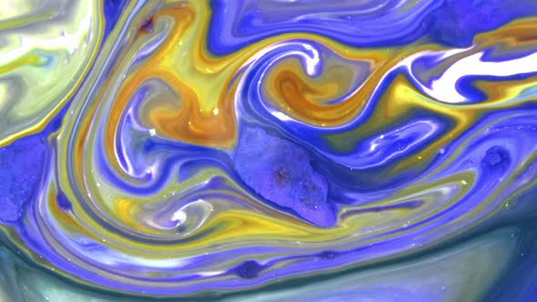 Psychedelic Colour Paint  Spreading Swirling 33 alt
