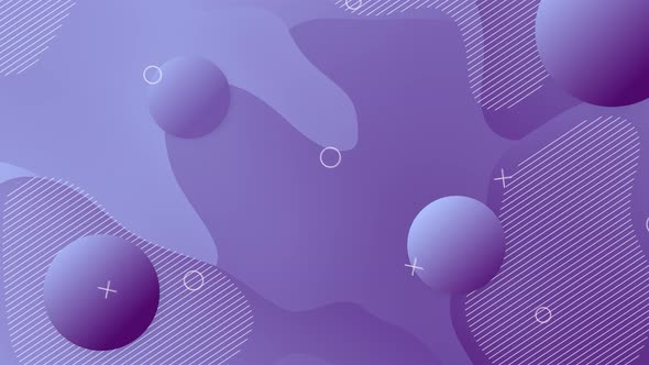 Blue Background With Liquid Shapes And Spheres. alt