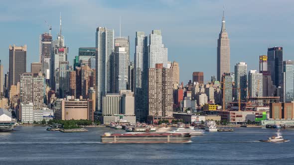 Empire State Building and Midtown Manhattan New York Day