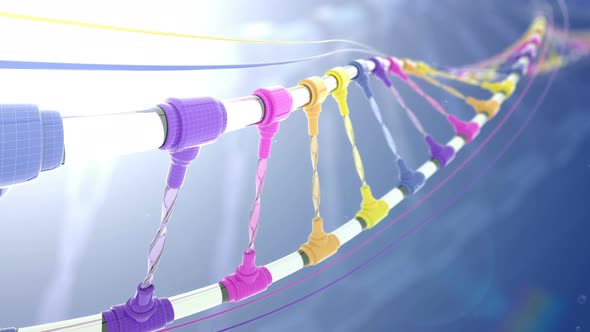 Colorful DNA structure Loopable