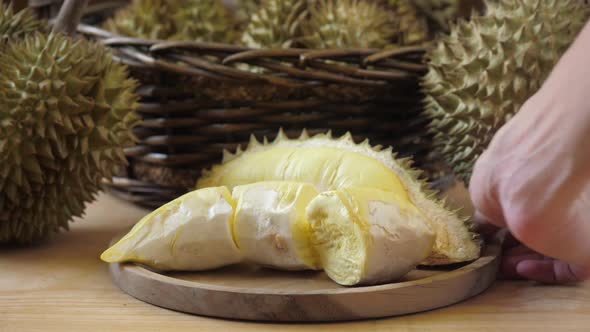Durian is a fruit that has been referred to as the king of fruits of South East Asia. alt