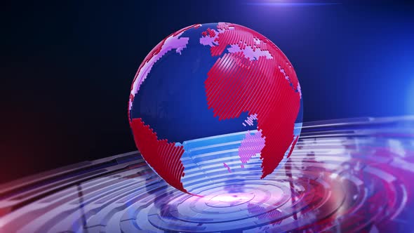  Digital World News Studio Background Loop A18 alt