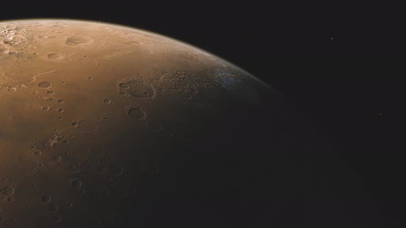 Planet Mars in Deep Space alt