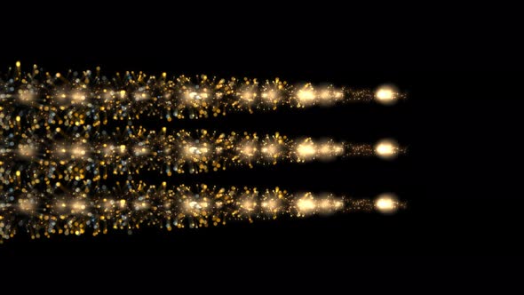 Sparkling Rockets Background Loop