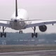 Airplane Landing at the Early Morning - VideoHive Item for Sale