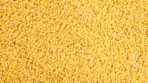 Rotation Of A Millet Grains (Background)
