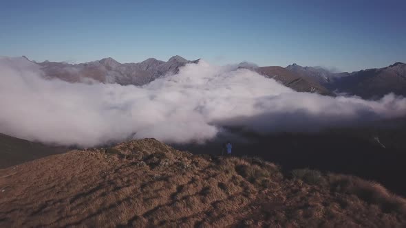 Beautiful mountain hut alt