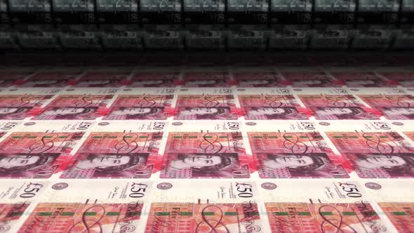 Money Printing British Pounds