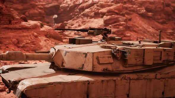 American Tank Abrams in Afghanistan alt