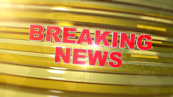 Broadcast Breaking News Transition Golden alt