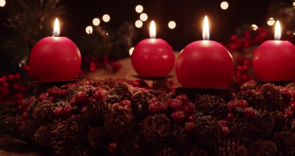 Christmas Advent Wreath