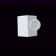 The White Washing Machine Rotates Around its Axis With Open Door. Alpha Channel. - VideoHive Item for Sale