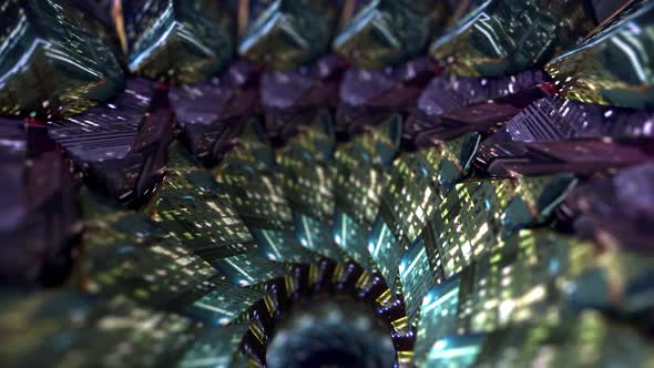 Kaleidoscope Swirl Stage Visual