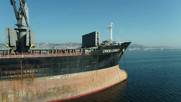 Cargo Ship, Boat at Sea alt