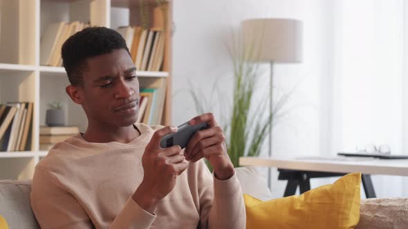 Phone Gaming Gadget Fun Man Playing Esport Home alt