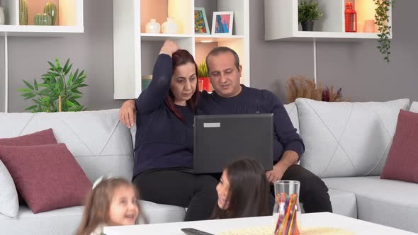 Child mischief at home, parental inability to work. alt