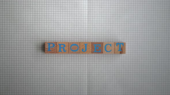 Project Wooden Letters Stop Motion