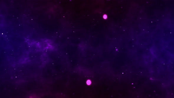 deep space nebula with stars 4k animations background