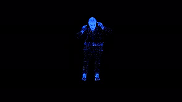 dancing man digital hologram alt
