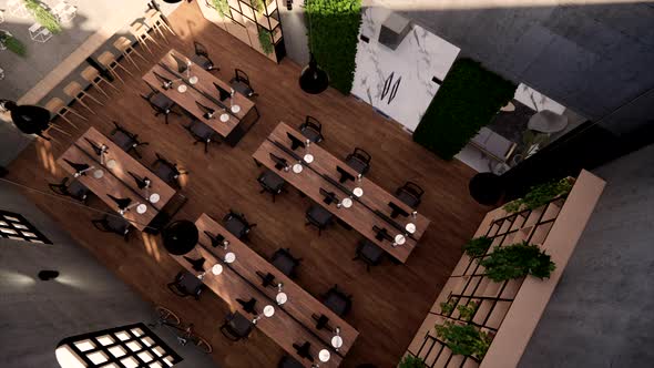 Interior Empty Modern Loft Office open space modern office footage alt