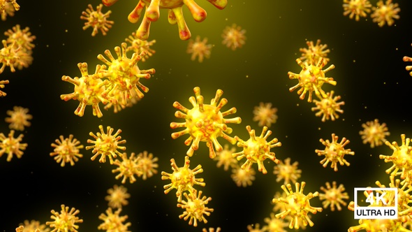 Coronavirus Falling Down 4K alt