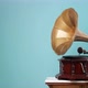 4K Video. Old vintage gramophone playing a vinyl on an isolated background. Music concept. - VideoHive Item for Sale