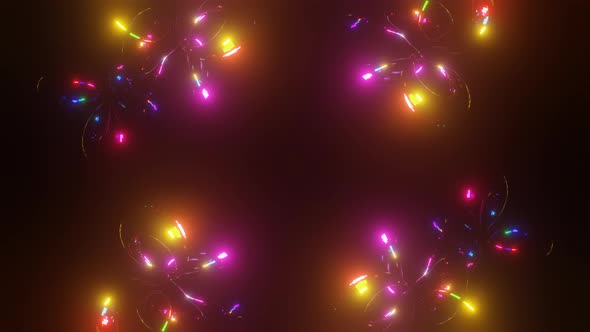 Psychedelic Multicolor Kaleidoscope Patterns Animation Background alt