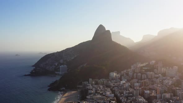 Ipanema beach golden hour - RIO DE JANEIRO - BRAZIL