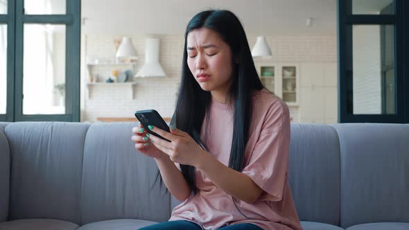 Main Focus on Negative Emotions of Asian Woman alt