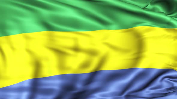 Gabon Flag alt