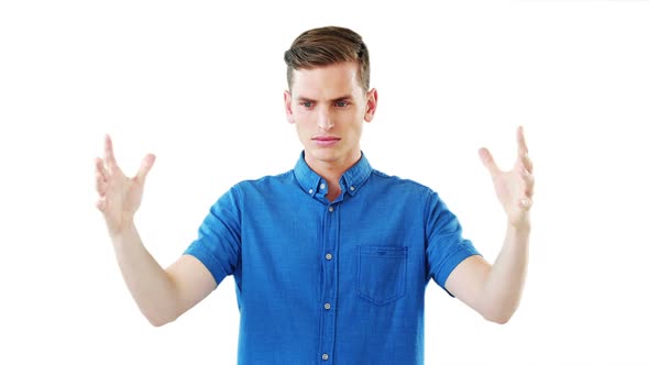 Man using digital screen alt