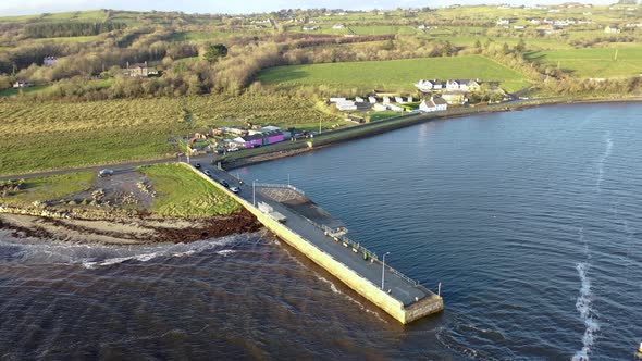 The Pier in Mountcharles in County Donegal  Ireland alt