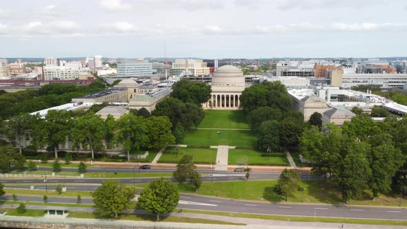 Killian Court And MIT's Great Dome in Boston Massachusetts alt