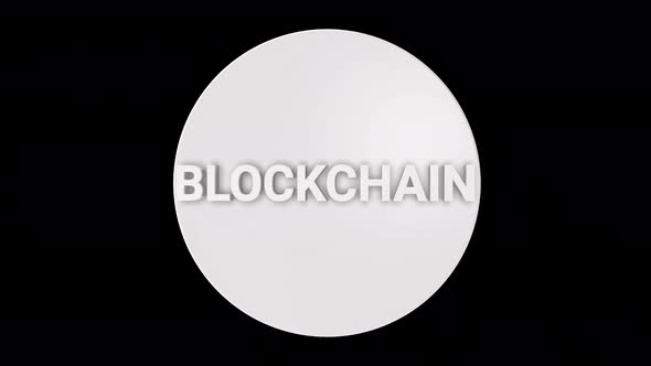 Blockchain Nft Rotating Looping 4K