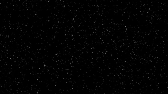 Falling snowflakes on a black background