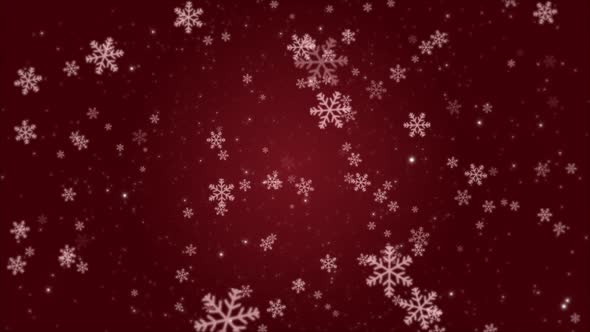 Christmas Snow Flakes Background