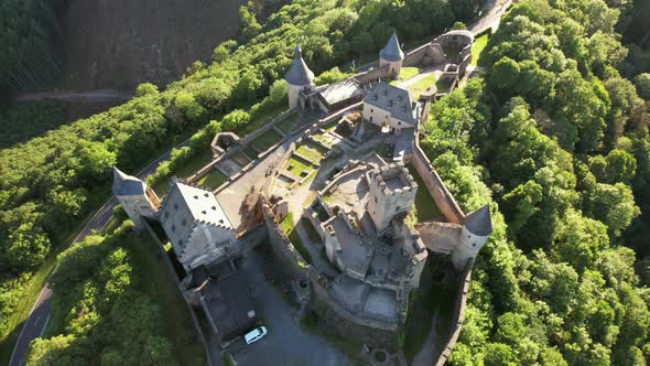 Bourscheid Castle is located near the village of Bourscheid in the north of Luxembourg. It is a medi alt