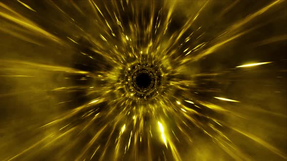 Gold Space Warp, Motion Graphics | VideoHive